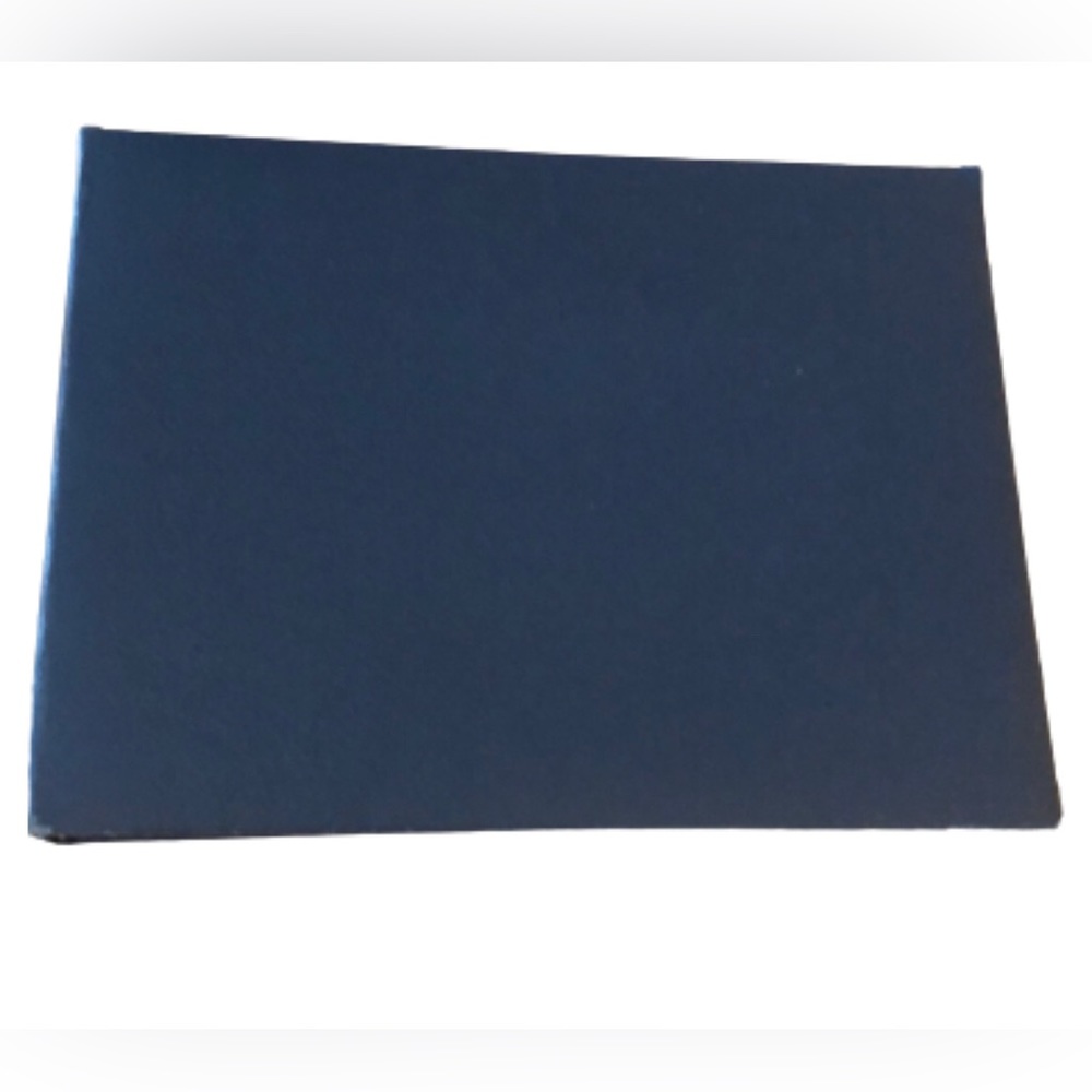 DELUXE CHECKBOOK COVER • NAVY BLUE • 11.5” x 8.75”